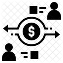 거래 교환 상거래 아이콘