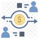 거래 교환 상거래 아이콘