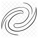 나선 은하 성운 우주 아이콘