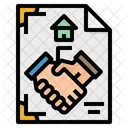 계약서 인증서 특허 아이콘