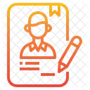 계약 인적자원 서명 아이콘