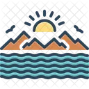 바다 해양 바다 아이콘