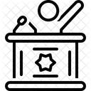 대통령 의장 연설가 아이콘