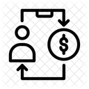 거래 돈 은행 아이콘