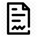 파일 문서 서명 아이콘