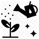 꽃 정원 성장 아이콘