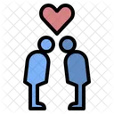 커플 신혼여행 키스 아이콘