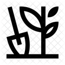 정원 심기 식물 아이콘