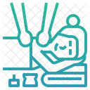 스파마사지 스파 마사지 트리트먼트 릴렉스 테라피 웰니스 아이콘