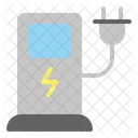 전기 역 발전소 에너지 플랜트 아이콘