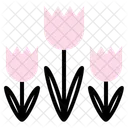 원예 튤립 농업 아이콘