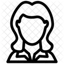 비즈니스 우먼  아이콘