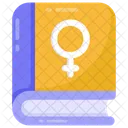 젠더 도서 젠더 연구 여성 도서 아이콘