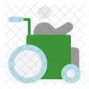 장애인 휠체어 부상 아이콘