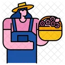 원예 정원사 여름 아이콘