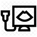 초음파 기계 초음파 스캐너 임신 초음파 아이콘