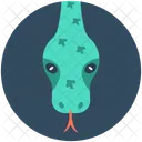 蛇、大蛇、毒蛇 アイコン