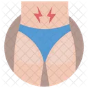 허리 통증  아이콘