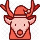순록 사슴 겨울 아이콘