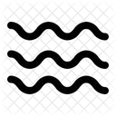 바다 파도 호수 아이콘