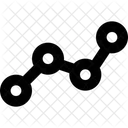 꺾은선형 차트  아이콘