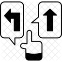 결정 선택  아이콘