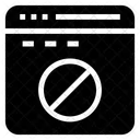 ウェブページをブロックする  アイコン