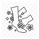 살롱 웰니스 네일 아이콘