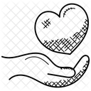 평화로움 사랑 마음 아이콘