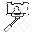 셀카 찍기 사진 찍기 모바일 사진 찍기 아이콘