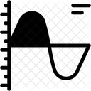 스플라인 차트 영역 차트 그래프 아이콘