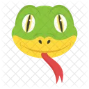 蛇、大蛇、毒蛇 アイコン
