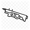 銃、武器、科学 アイコン