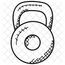 케틀벨 심혈관 신체 아이콘