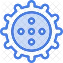 마사지 볼 헬스케어 및 의료 요가 볼 아이콘