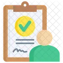 이민 클립보드 사람들 아이콘