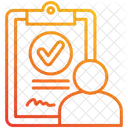 이민 클립보드 사람들 아이콘