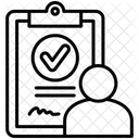 이민 클립보드 사람들 아이콘