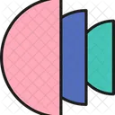 반원  아이콘