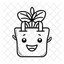 エコバッグ  アイコン
