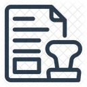 法的印章、印章、公式 アイコン