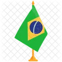 ブラジルの国旗、ブラジルの国旗、ブラジル アイコン