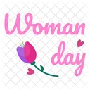 女性の日、強い女性、平等 アイコン
