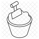 砂バケツ  アイコン