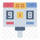 スコアボード、ホッケー、スポーツ アイコン
