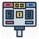 スコアボード、ホッケー、スポーツ アイコン