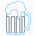 ビールのジョッキ  アイコン