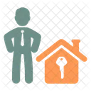家主、家、住宅 アイコン