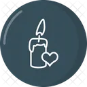 심장 불꽃  아이콘