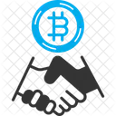 ビットコインが受け入れられる、ビットコイン支払い、暗号通貨が受け入れられる アイコン